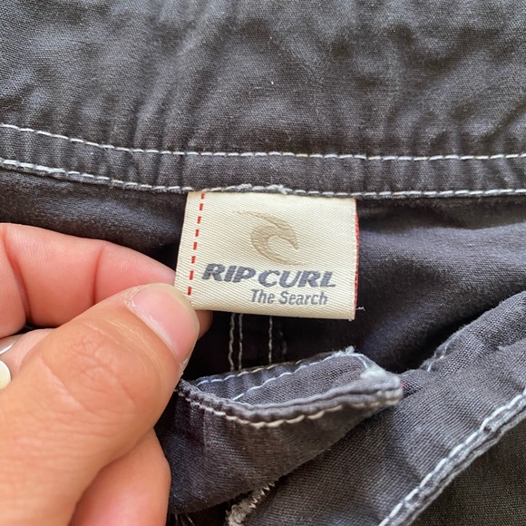 Rip Curl Charcoal Black Women's Long Shorts Tagged Size 5 Casual Surf - Picture 5 of 8